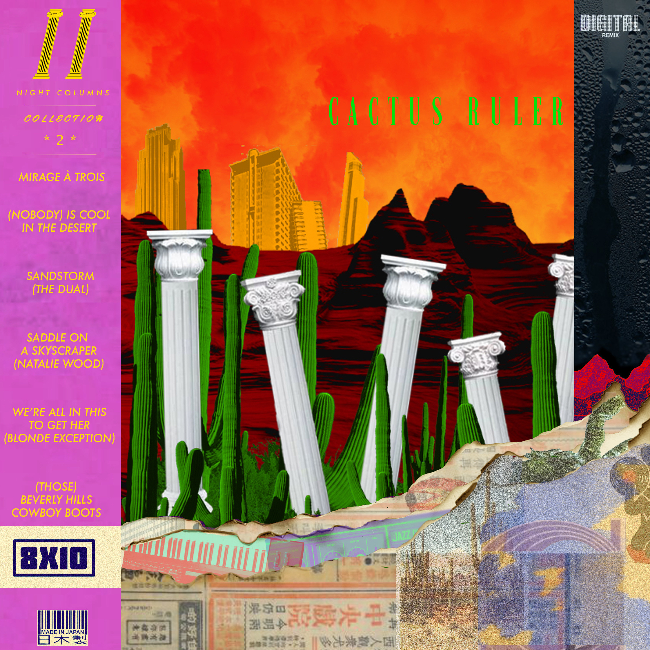 Night Columns — Cactus Ruler